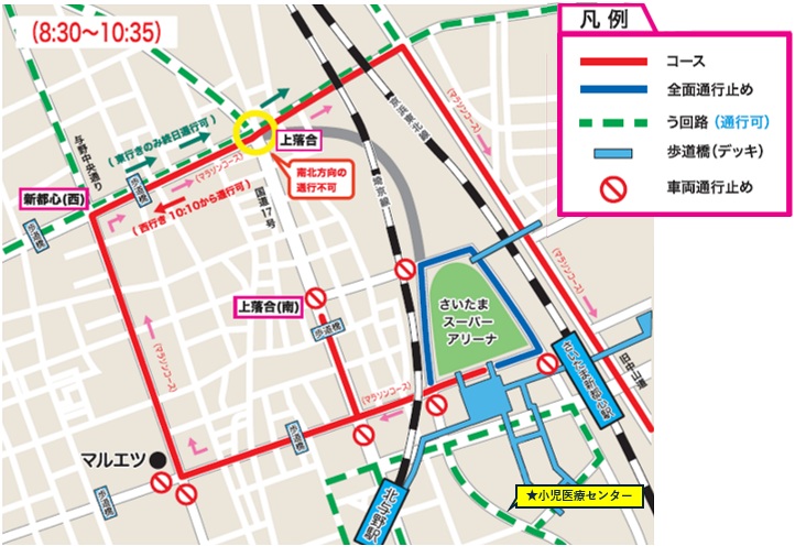 交通規制のお知らせ2026年2月8日8時30分から