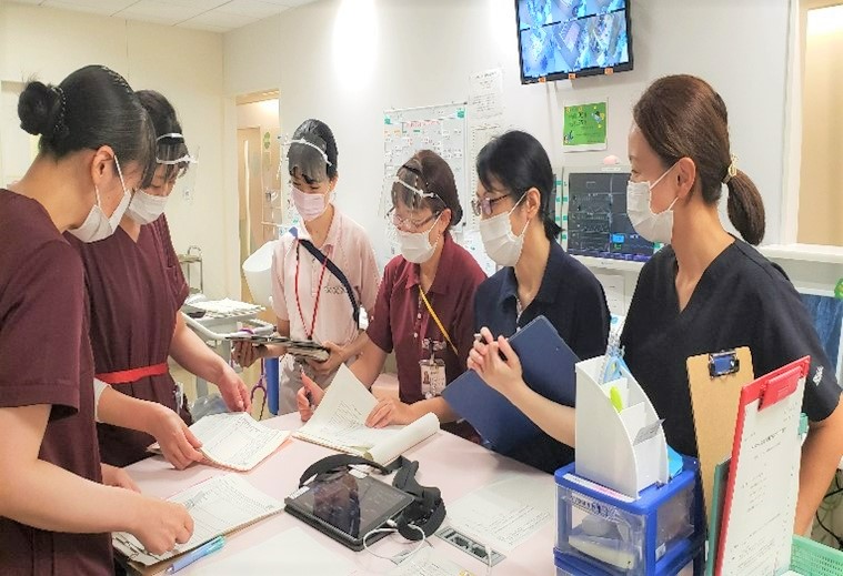入退院支援カンファレンスの様子