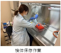 検体保存作業