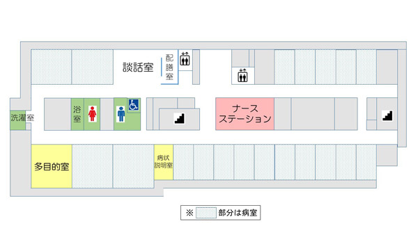 A棟4階フロア