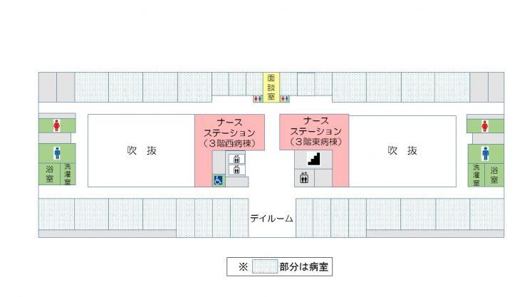 本館棟3階フロア