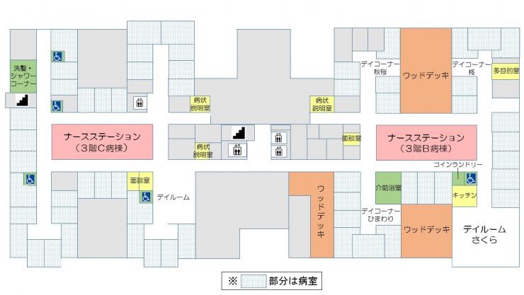 新館棟3階フロア
